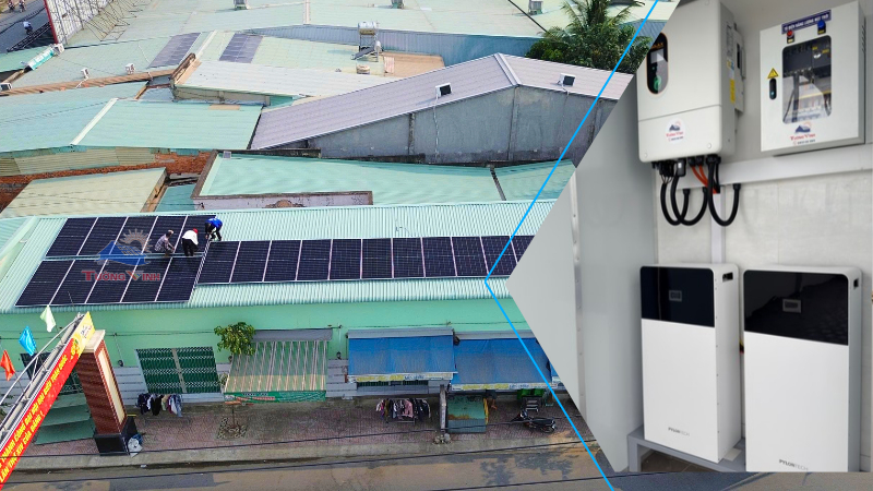 Ưu điểm của hệ điện mặt trời Hybrid 15kW lưu trữ 32kWh