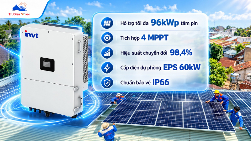 2. Công nghệ nổi bật của inverter hybrid INVT 60kW XD60KTR