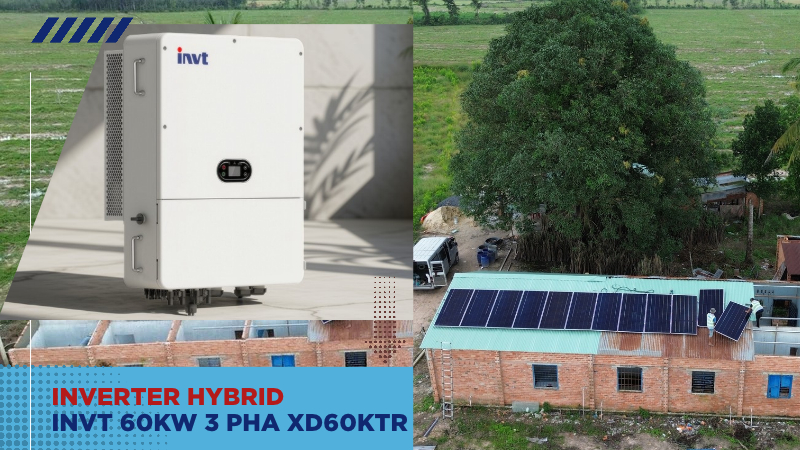 inverter hybrid INVT 60kW 3 pha XD60KTR