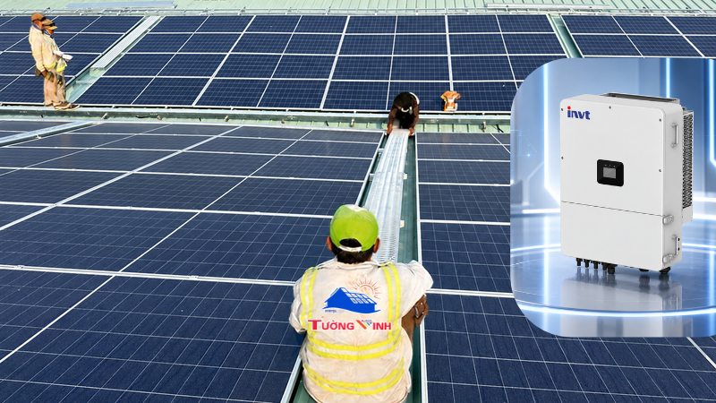 INVT 60kW phù hợp với hệ thống tải tiêu thụ lớn, doanh nghiệp, nhà xưởng