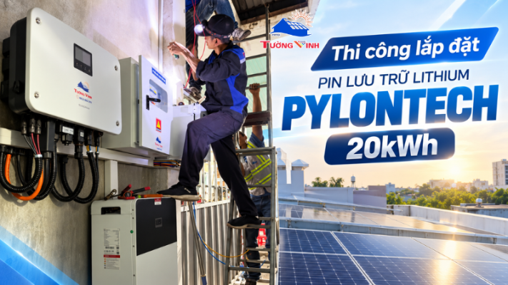 Pin lưu trữ Lithium Pylontech 20kWh FB-L-16-Pro phù hợp cho các hộ gia đình, kinh doanh,...
