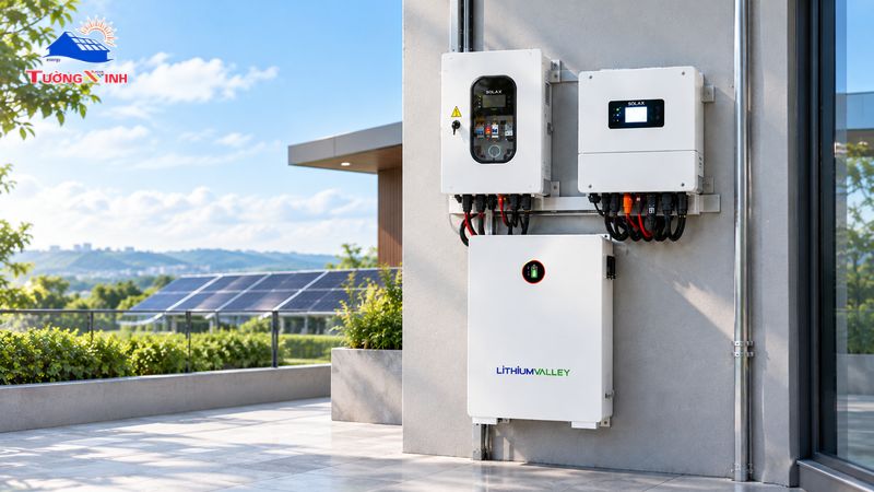 Tủ pin lưu trữ C&I Flex16-HBox-10 Lithium Valley dung lượng 160.76 kWh thiết kế đạt chuẩn công nghiệp.