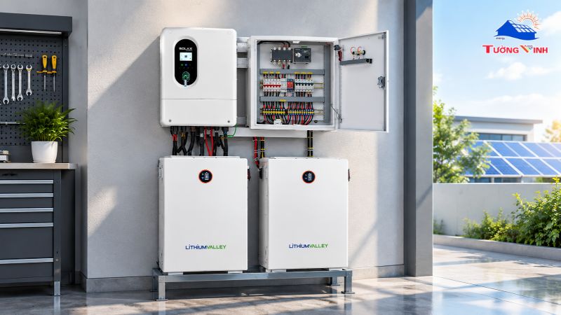 tổng quan tủ pin lưu trữ C&I Flex16-HBox-11 Lithium Valley thiết kế đạt chuẩn công nghiệp.